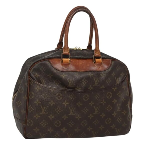 LOUIS VUITTON Monogram Deauville Hand Bag M47270 LV Auth bs25172 - Picture 1 of 16